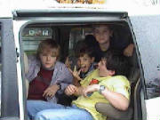 The boys in the van.